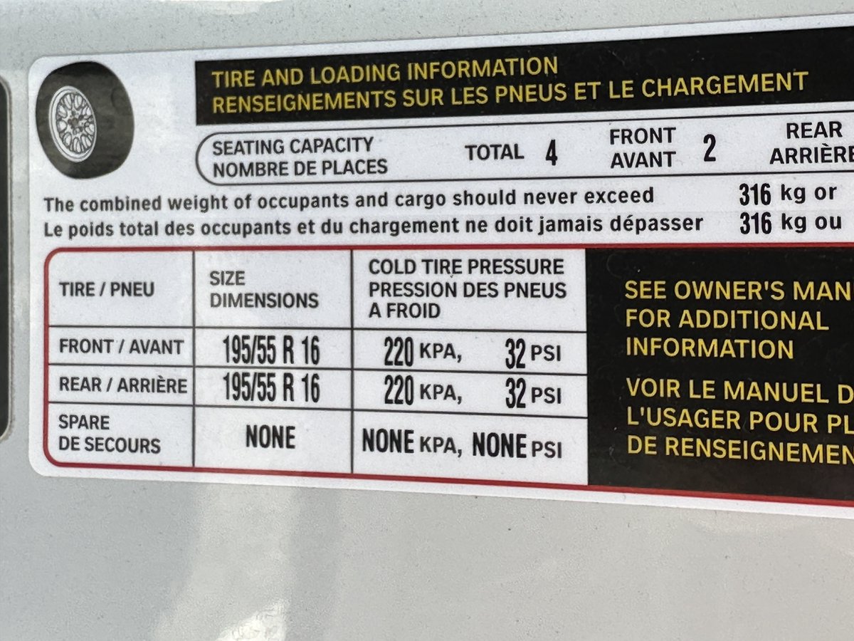 Someone please explain why my car is complaining about under inflated tires when they’re all at or above the door tag?