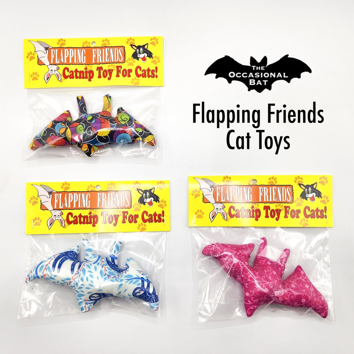 OccasionalBat's tweet image. Let your feline friend experience pure bliss with our catnip cat toys! They’ll be jumping for joy, pouncing, and playing for hours. Treat your kitty today! #CatnipToys #HappyCats #PlayfulPets #TheOccasionalBat #Handmade #BatShapedCatToy 😻 theoccasionalbat.etsy.com/listing/446808…
