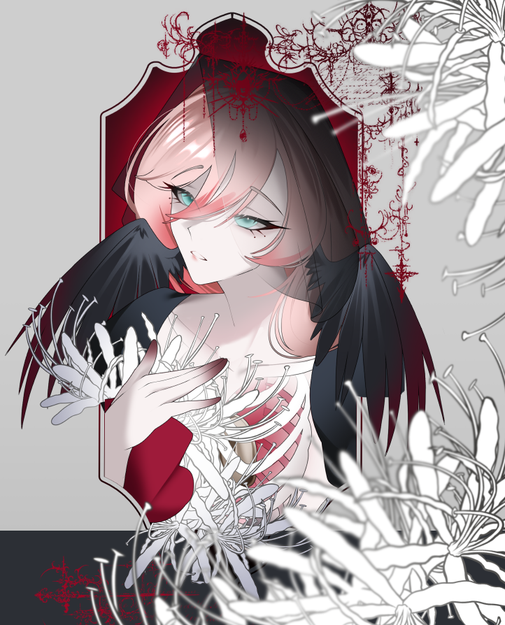 Mp4Cookie's tweet photo. Before render vs after render 🥀🪽

Can't wait to show the full sheet for this vtuber 👀