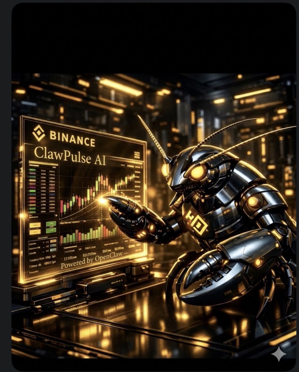 ribazaa58774's tweet image. Introducing ClawPulse AI 🦞 — my submission for #AIBinance!
Built on OpenClaw, this assistant levels up your Binance trading:
✅ Real-time News: Instant sentiment analysis.
✅ Risk Mgmt: Smart entry points based on

#AIBinance #OpenClaw #Binance #BuildWithAI