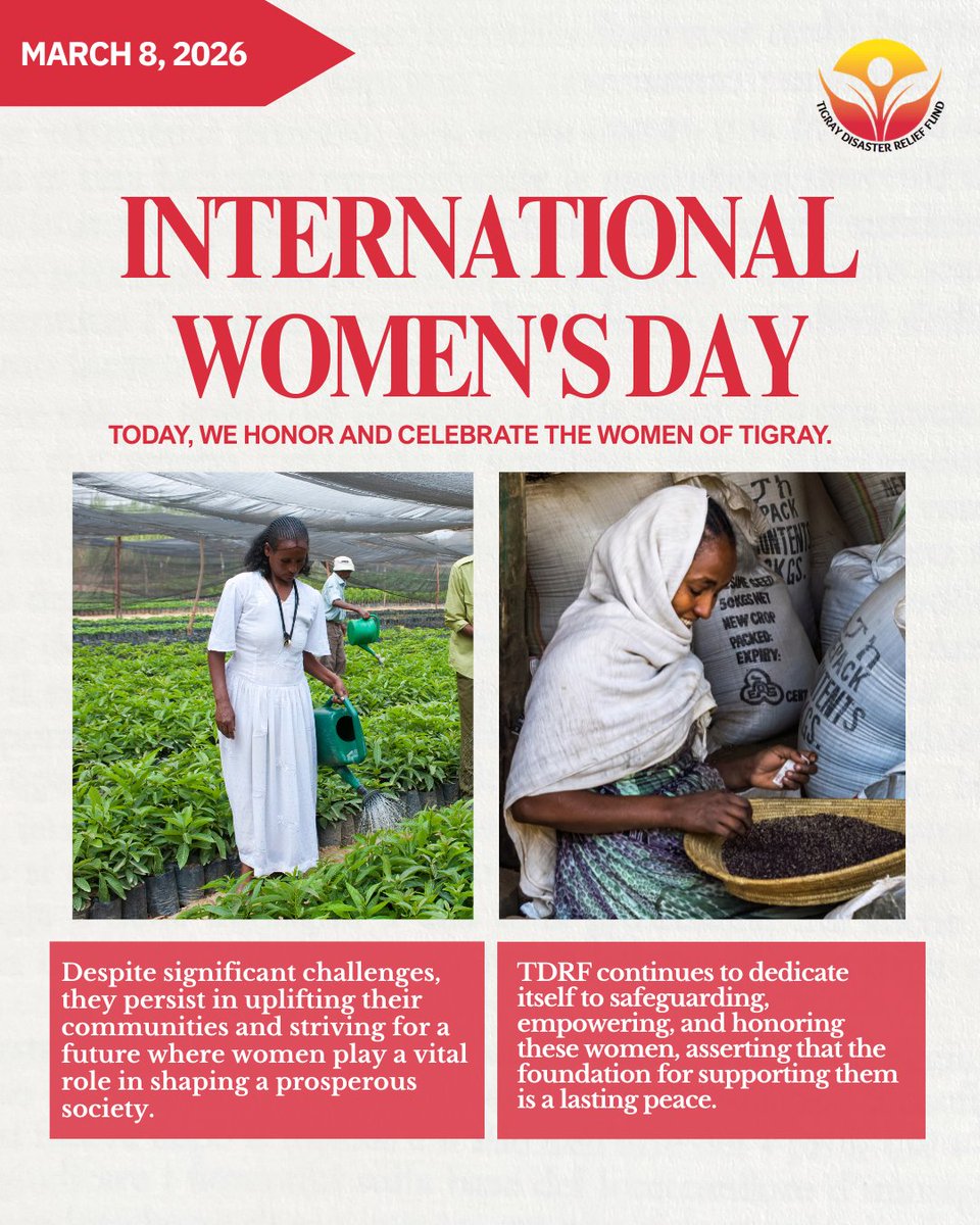 Tigray Disaster Relief FUND - TDRF tweet media