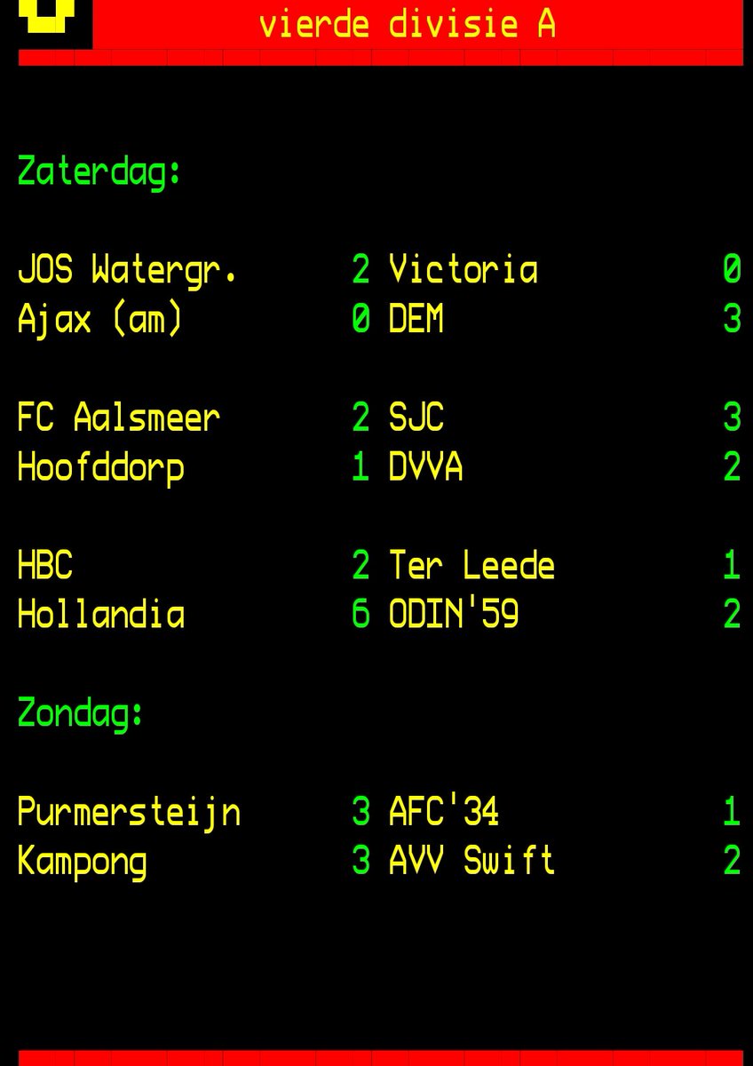 vierdedivisie tweet media