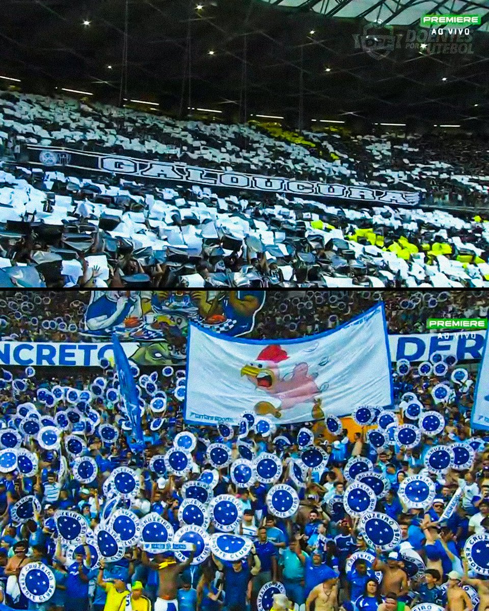 Um estádio lotado com as duas metades com torcidas rivais é sempre um espetáculo.

Fla-Flu. Cruzeiro x Atlético. Fortaleza x Ceará.

Finais dos estaduais pelo Brasil e os torcedores sempre fazendo bonito.