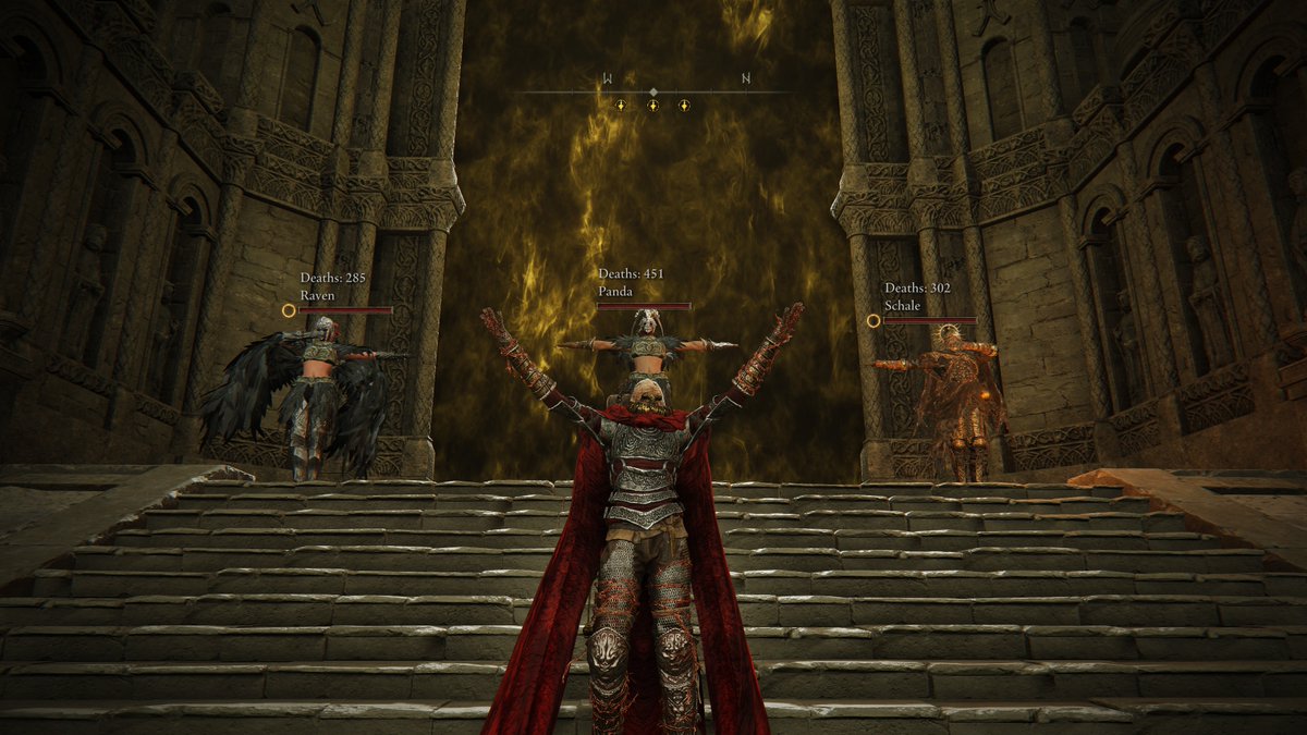 Oh we did a THING today for Elden Ring DLC
It. Was. Glorious. 🔥

May or may not have also opened a certain yellow fire door too for the story, so that'll be interesting to see the actions of my chaos consequences &amp; all that...👀
<a href="/Vox_Schale/">Vox_Schale</a> <a href="/Raven_The_Fox/">(VTuber) RavenTheFox 🌸</a> <a href="/PandaWitch913/">RedPandaWitch</a>