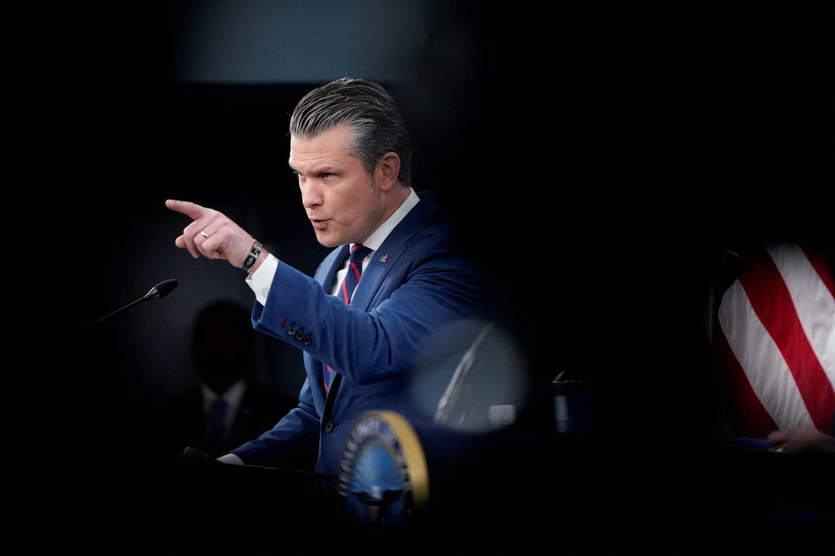#WhiteHouse #ECB #government #statedept #FED #NYSE #Republicans #Democrates #Germany #Kiev #Putin #Syria
Hegseth, 45, a former Fox News TV host who now commands the world’s most powerful military, has this week become the face of Donald Trump’s war in Iran.