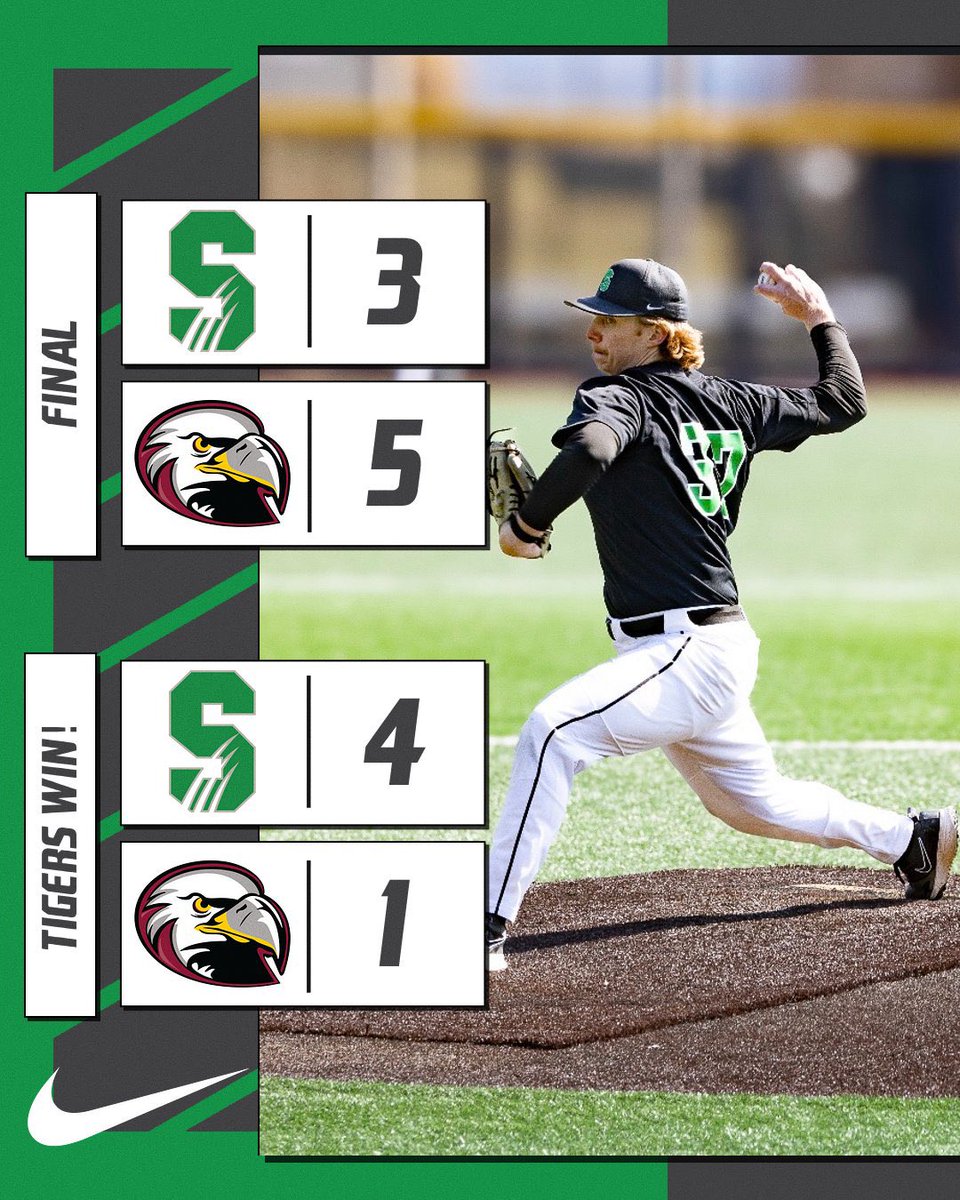 SalemBSBL's tweet image. 🐅Split The Day, Win The Weekend🐅

Strong pitching performances in Game 2 today earn us our 4th weekend in a row🙌

We’re back at The Frank this Saturday to open up against Mountain East opponents❗️

#FAMILY #GET2