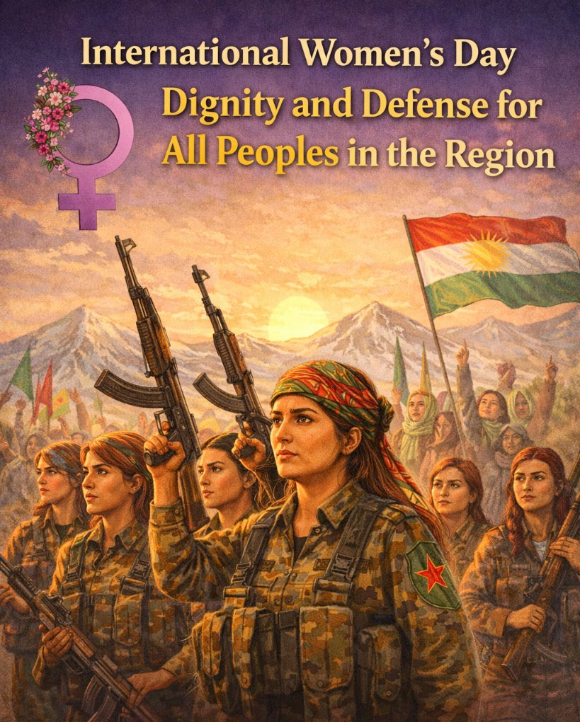 im_arash's tweet photo. 🛑Media should STOP calling #Kurds a "minority"!
In our historic homeland across the region, then and today, we remain an overwhelming Majority.

Across the #MiddleEast, many people live in their own historic lands and deserve dignity, security, and the right to protect their communities.

On #March8, I also celebrate the courage of women everywhere. May the people of this region empower women and build the strength to defend their societies.

You can't cover the sun with a finger.

#InternationalWomensDay #TwitterKurds #JinJiyanAzadî #زن_زندگی_آزادی #ژن_ژیان_ئازادی