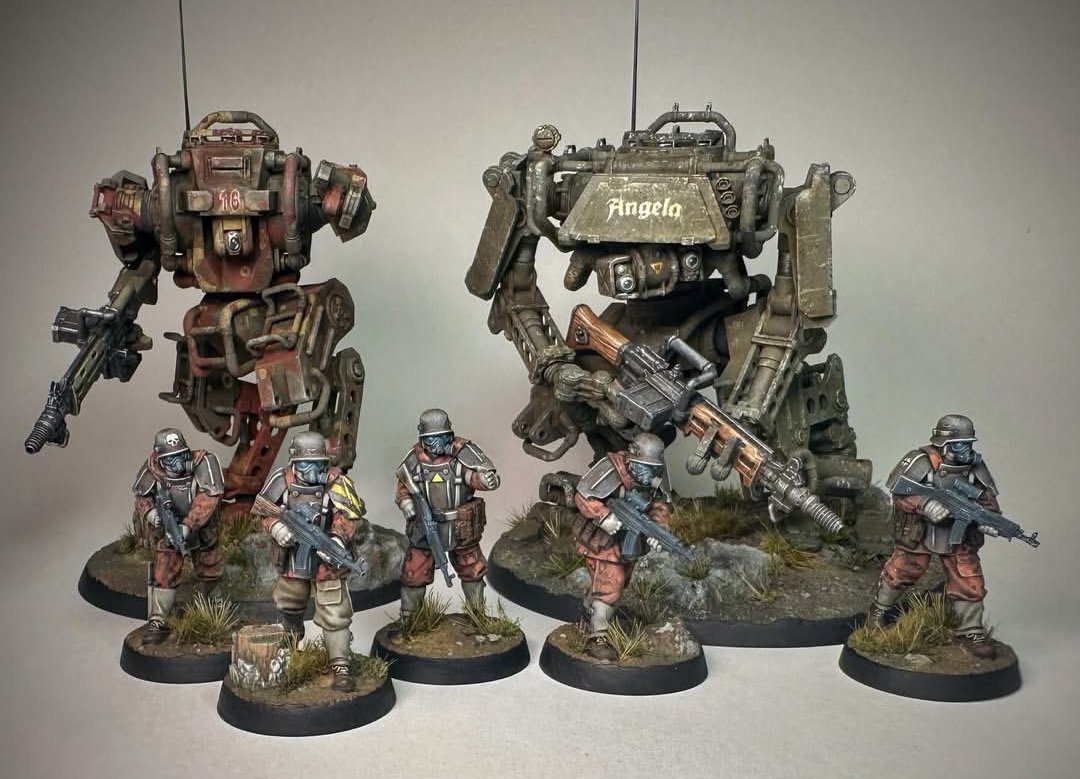 FilamentioJojo's tweet photo. @Dozibugger here is a pic from one of our supporter. thats a little Start Army from our new Wargame "Katharsis" https://t.co/Y7LJGlkOOT