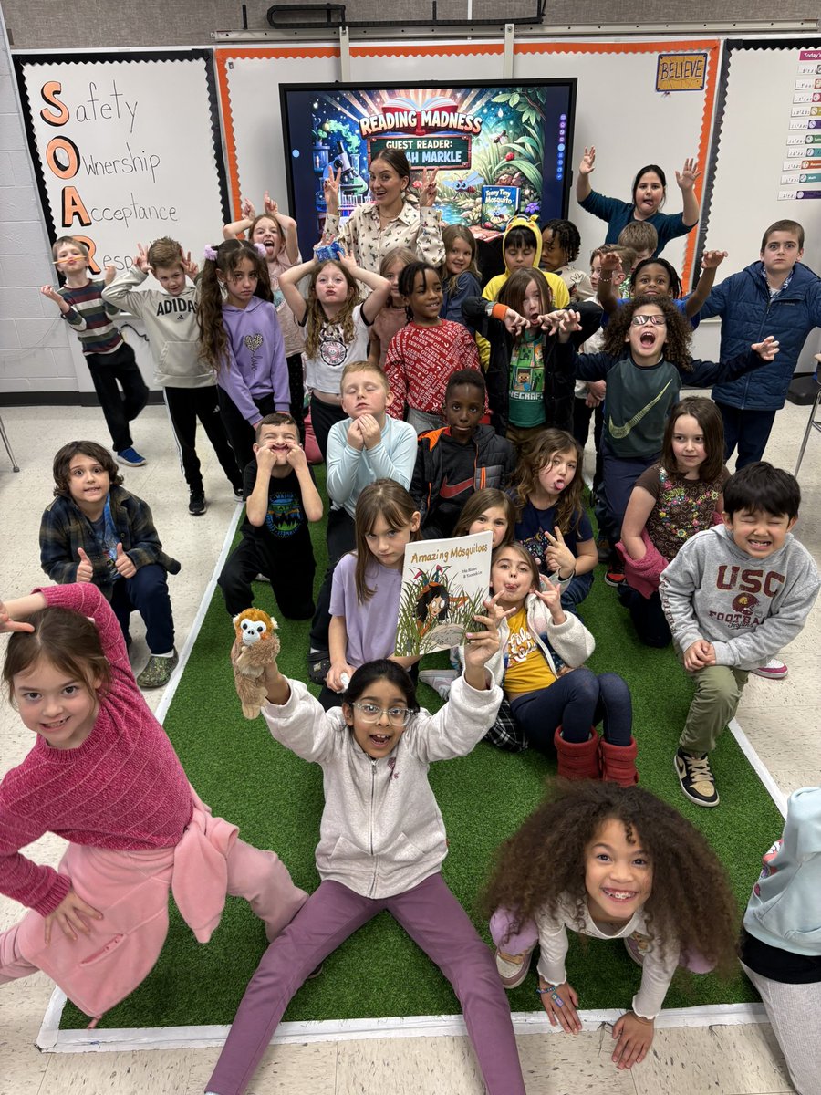 Reading madness day 9!📚

We loved having a former HPSD student, Hannah Markle come in and read to us! We got to hear about how reading plays a huge role in her job as a scientist and the impact it played on her learning. Amazing mosquitos was a great book!
#hpsdawesome