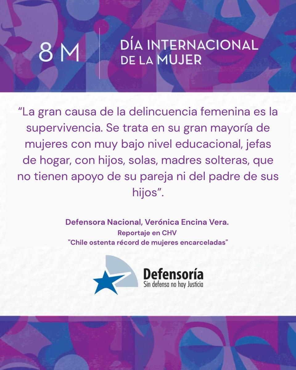 DPP_Nuble's tweet photo. 🟣 En el Día Internacional de la Mujer, desde la Defensoría Penal Pública recordamos que la discriminación de género debe visibilizarse para impedir que se perpetúe la injusticia ⚖️ #8Marzo https://t.co/viPP5RPHQY