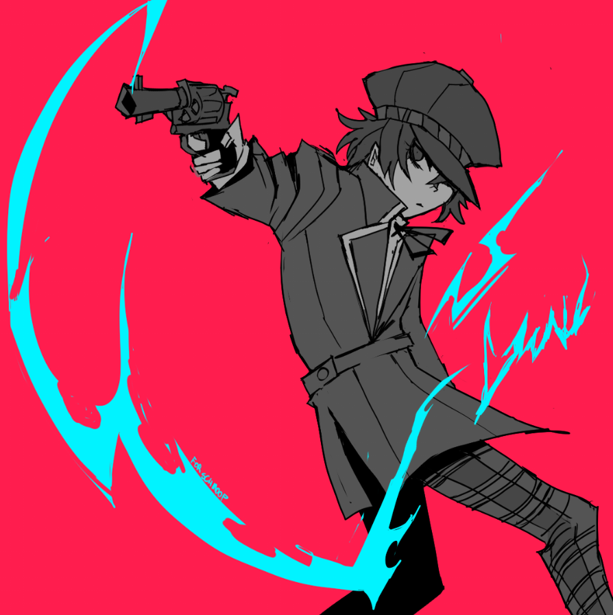 Naoto Shirogane Persona 4 sketch