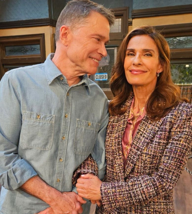 beaglefanj's tweet image. The picture that shook a Fandom. The first shot of #bope reunion that aired in 2025. This day in 2024 we did cartwheels, leaping flips, hired skywriters, etc 😂 We waited so long Thank you again @peterreckell @kristianalfonso #boandhope #bringbackbope @DaysPeacock We need more ❤️