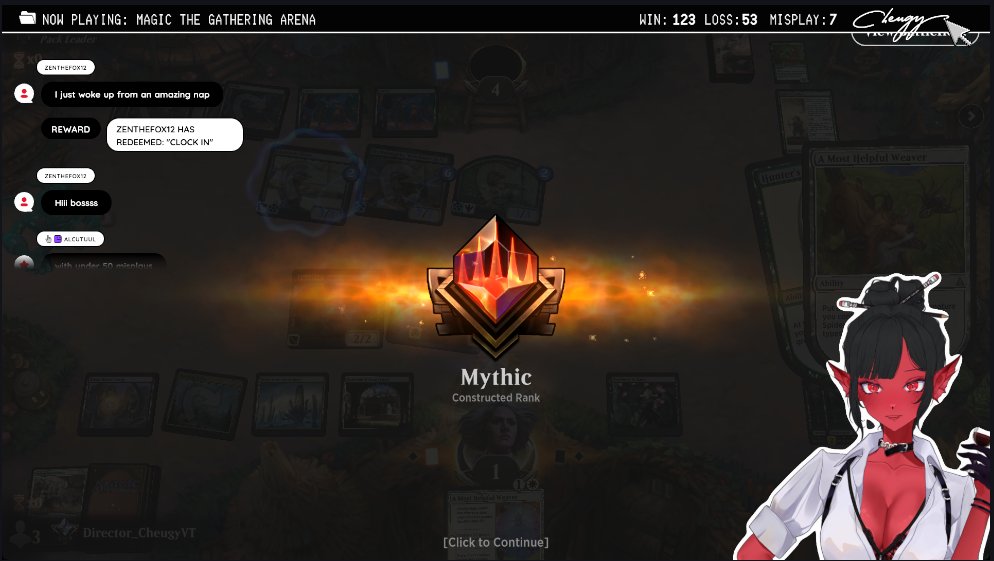 Director_Cheugy's tweet photo. Thought it would take longer? But hooray we hit Mythic in constructed! Guess we move on to draft now ¯\_(ツ)_/¯ https://t.co/DobCnupmuY