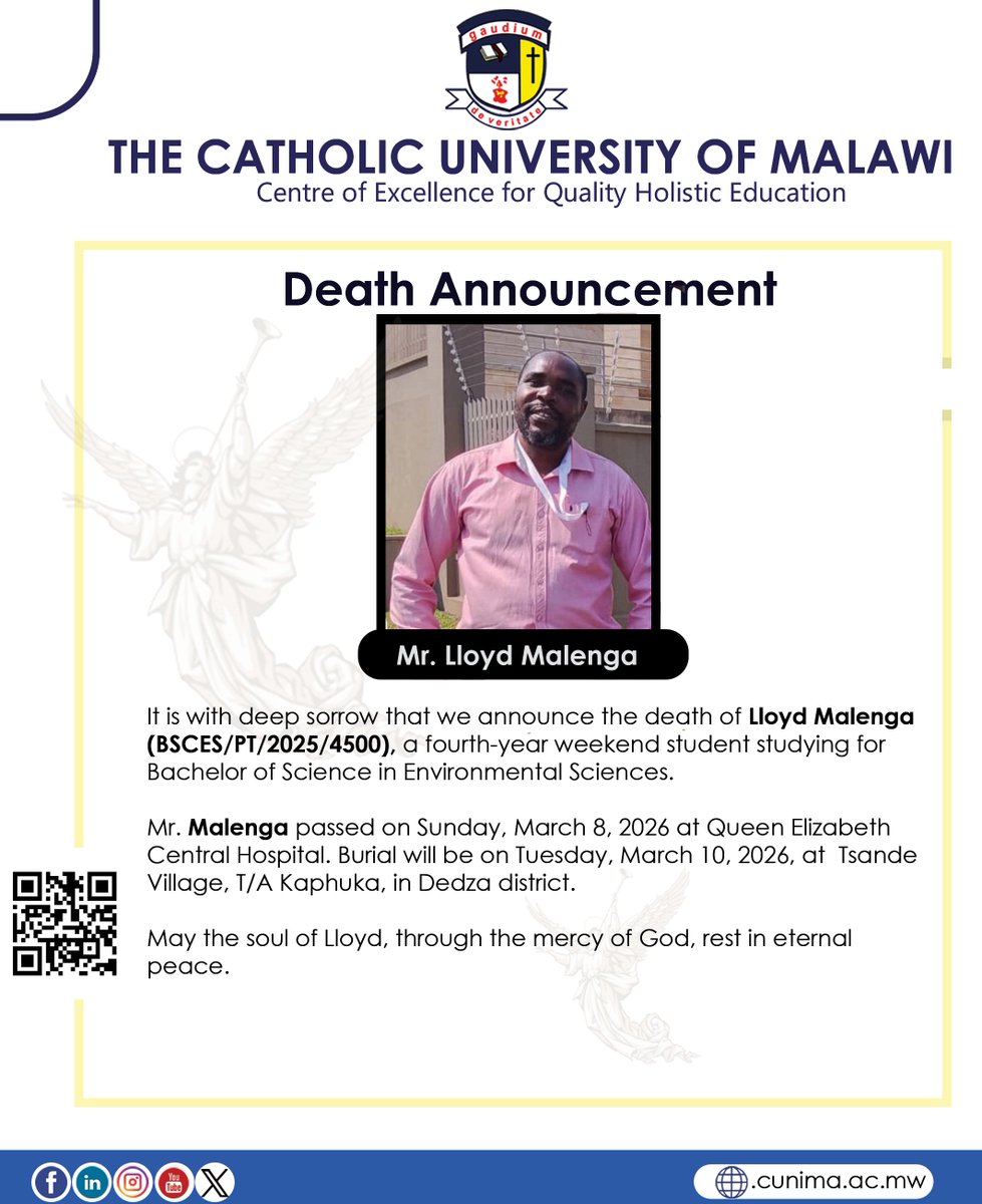 The Catholic University of Malawi tweet media