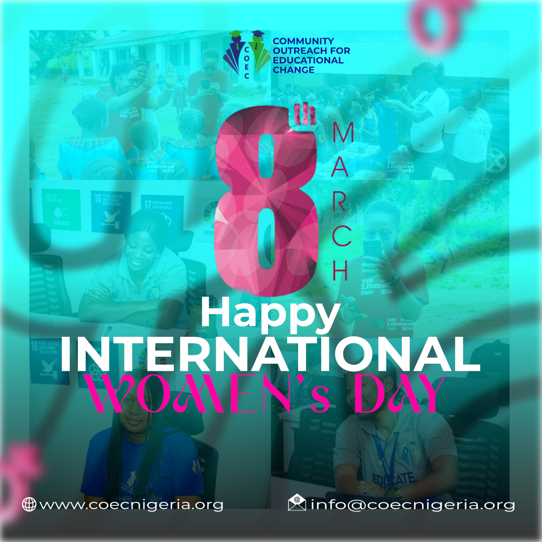 💜 Celebrating the strength &amp; dedication of women everywhere!

Happy International Women’s Day to the amazing women of the world and COEC Nigeria.

Watch our Executive Director on how our work reflects the 2026 theme: “Give To Gain.”

#IWD2026 #GiveToGain #COECNigeria