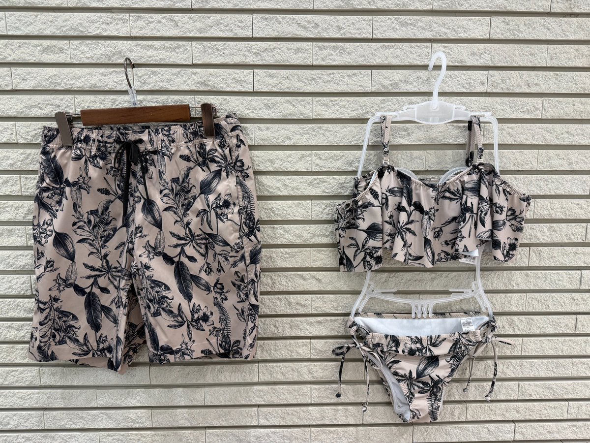 riberce_lachic's tweet photo. 2026年新作メンズ水着が入荷しました！！
ペア水着コーデも出来るシリーズとなっております。
是非ハネムーンやカップル旅行にいかがですか？？
#ラシック #名古屋 #栄 #サーフパンツ https://t.co/yjSuW7iSMs