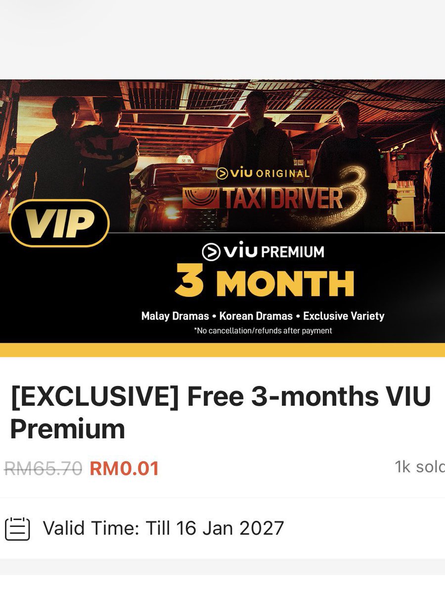 Terima kasih yang share redeem free 3 bulan ChatGPT &amp; Viu Premium. I dah jimat RM183!! 👏🏻

Cara nak redeem: