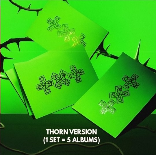 🔖wts lfb txt ph go

🎉 Buy 1 album and get free dunkin funmeet confetti! 🎉

TXT 7TH YEAR: A MOMENT OF STILLNESS IN THE THORNS

𝑺𝑬𝑨𝑳𝑬𝑫 𝑨𝑳𝑩𝑼𝑴 (𝑵𝑶 𝑷𝑶𝑩)
thorn ver.  - ₱299 random | ₱1400 ot5
standard ver. - ₱1150 set

SHORT DOP: 
- pay full on or before APRIL 10
