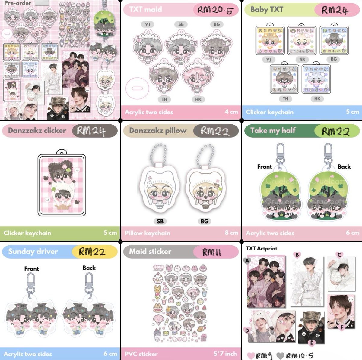 iovetines's tweet photo. RTs♡ [MY GO 🇲🇾 - #iovegos]
TXT Fanmerch POs (@cruelcatt)

🏷️Prices in pic
📅Closes: Mar 15 • 4 P.M.
💸2nd payment needed
💌DM to order
Read carrd before buying!

#pasartxt #pasartxtmy https://t.co/UrC7KAv4jn