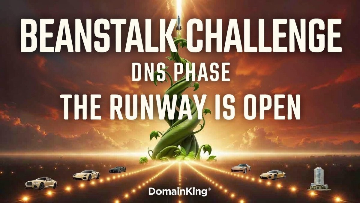 BettyAiProject's tweet photo. It’s DNS Monday.

Time to flip the switch.

The official Beanstalk Challenge begins March 15th.

But starting today, if you’re participating in the Beanstalk Challenge and your site is ready to go live or to work on, send me your nameserver information and I will update within the next 24 hours.

This is where the lights start turning on.

Six days ago the Beanstalk Challenge was just a one-off idea. Then within a few hours the idea just started to blossom.

Today there are already more than 23 domains being actively built by 12 different builders and growing by the day. 

A movement of builders with profitable business ideas has started.

Not landing pages.
Not concepts.
Real sites.

And some of them are about to go live.

That’s the moment everything changes.

Because once the first real sites launch, this stops being a theory.

It becomes proof.

For thirty years I built a poweful domain portfolio. Now the day of exploitation is here. 

Now something different is happening.

We’re building builders.

Developers.
Operators.
Entrepreneurs.

People who see the same opportunity sitting in front of them.

Each builder brings an idea.
Each domain becomes a launchpad.

Some will fail.
Some will surprise us.

But it only takes one breakout.

Just one company built on the right category domain to change everything.

And when that happens, the Beanstalk stops being an experiment.

It becomes domain industry infrastructure.

The funny part?

The lights aren’t even fully on yet.

Beanstalk Build Log – Day 6

Builders now operating on the following domains:

PoolRepair .com - Team Hazen 
ACrepair .com - Team Hazen 
Weapons .com - Team Hazen
BreakfastBars .com - Team Hazen 
Boardroom .com - GarettThompson
Solicit .com - Team Hazen
Taxidrivers .com - Team Hazen
Sparklers .com - TBA
Widgets .com - Steve Epstein
Associations .com - Darryl Lopes
Homemade .com - Team Hazen
Banker .com - Angela Chance
Fortunetellers .com - Manes Dean
FaceFind .com - Team Hazen
CarLocators .com - Team Hazen
BachelorDegrees .com - Michael Doyle
UsedLamborghinis .com - Team Hazen
HelicopterCharter .com - Team Hazen 
HelicopterCharters .com - Amanda Jaye 
BirthdayParty .com - Team Hazen
Astrologist .com - Rody Oversloot
Bluffing .com - AJ Martin Team Martini
JobFind .ai - TBA
Properties .com  (Multiple Parties)

12 builders
23 domains
Day 6

The Beanstalk is growing.
Become a Beanstalk climber.

Spectators can watch.

Builders: Time to blow up the Internet.

Game on.

#BeanstalkChallenge
#Entrepreneurship
#Startups
#Domains
#DomainNames
#Builders