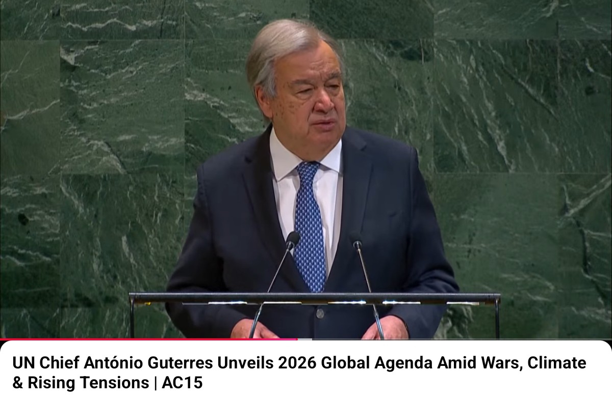 PeterDClack's tweet photo. In his March 2026 World Wildlife Day message, Antonio Guterres claimed plant decline was accelerating. 

He wasn't talking about total biomass (which is increasing); he is only talking about a narrow subset of medicinal and aromatic plants and biodiversity. By focusing on the fragility of specific species, he has sidestepped the surging agriculture and shrinking deserts (the global greening identified by NASA). 

Guterres has framed this greening phenomenon - not as a sign of a healthy CO₂-enriched planet - but as a temporary carbon sink on the verge of a world collapsing due to heat.

In the UN’s new priority for 2026, his 'Beyond GDP' initiative, Guterres is now pushing for a new global metric that replaces economic growth with his own ideas of planetary vulnerability. 

If the world is trending into a green paradise it demolishes any rush to meet a vague net zero to target, possibly costing a devastating $275 trillions for a global  transition to unreliable wind and solar (McKinsey, 2022). The greening identified by NASA outlines 'expanded human opportunities' with a significant boost to agriculture, and possibly opening up remote wasteland like the frozen tundra.

This 'green new world' demolishes the UN's shaky new appeal for a fresh $4 trillion annual redistribution of wealth.