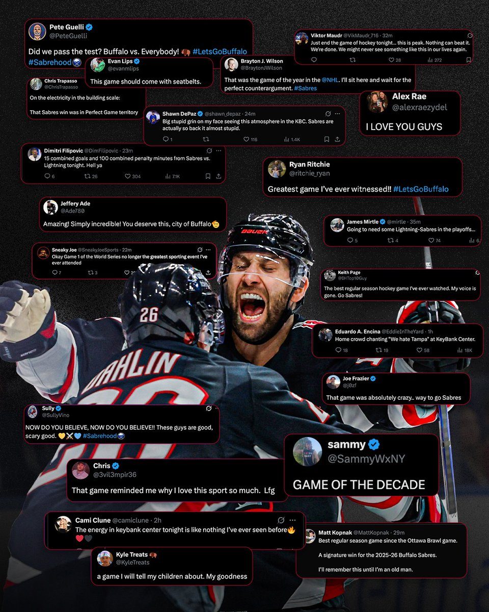 Buffalo Sabres tweet media