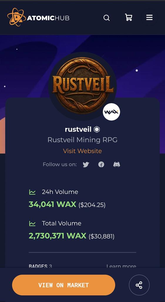 chyu_didou's tweet photo. @RollingOTB @AtomicHub @splinterlands @WAX_io https://t.co/cH5VS0zzu7
@rustveilgame https://t.co/4i497Nj45x