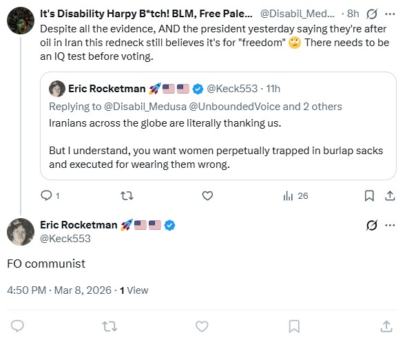 Americans in a nutshell "Everyone I don't understand is a Communist"