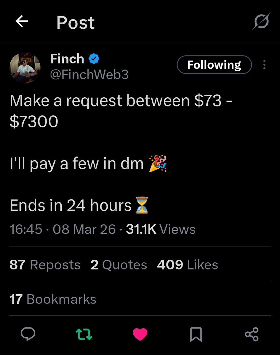 RubyAugusta1's tweet photo. @FinchWeb3 $2026 .... Please 🥺 https://t.co/u59XWtJYEJ