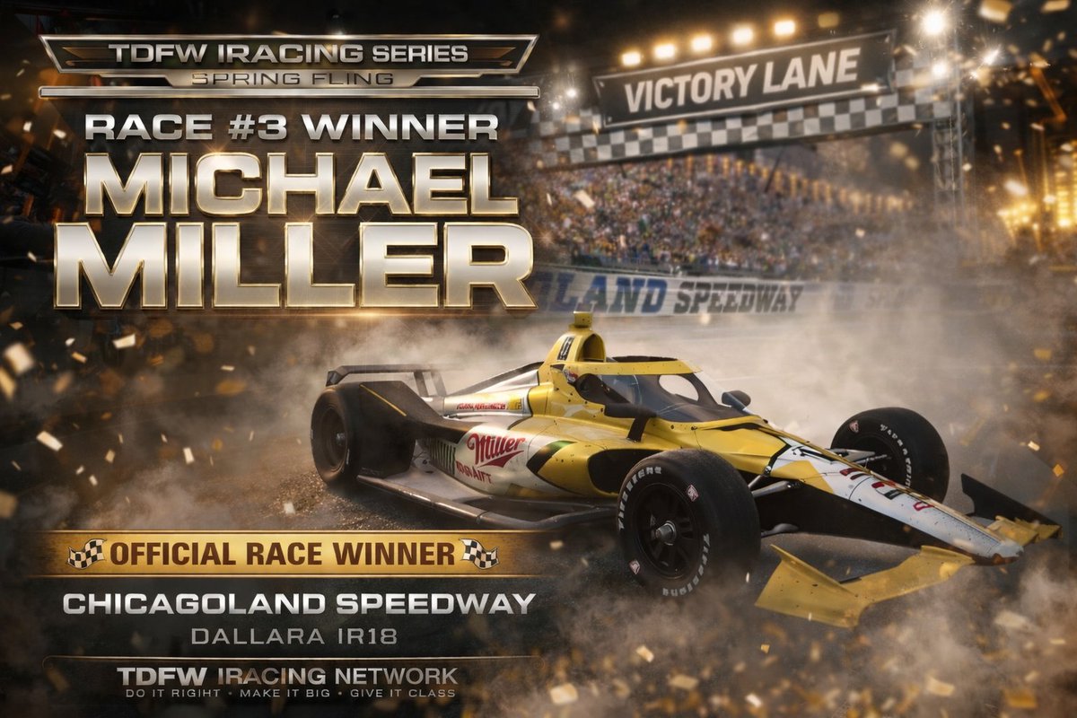 Turn Down For What Iracing Series (TDFW) tweet media