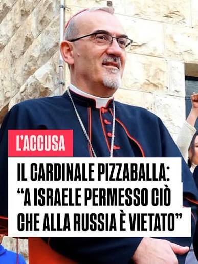 Misurelli77's tweet photo. Il doppiopesismo dei lecchini del Mossad sgretolato dal Cardinale 
Pizzaballa: "a Israele è permesso ciò che alla Russia è vietato" https://t.co/W2DUaNVoNM