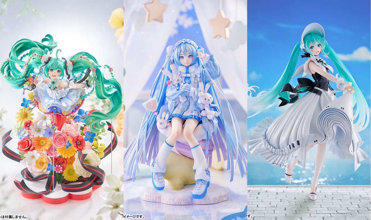 AmiAmi_English's tweet photo. 🎶Mar. 9 is Hatsune Miku Day!🎶
Hatsune Miku Figures (Good Smile Company)
💫1/7 Complete Figures
💫POP UP PARADE Figures
💫Nendoroids
...and more!
Order from👉https://t.co/nWEA0ZKYM4
#VOCALOID #HatsuneMiku https://t.co/3gBnKXeZjS