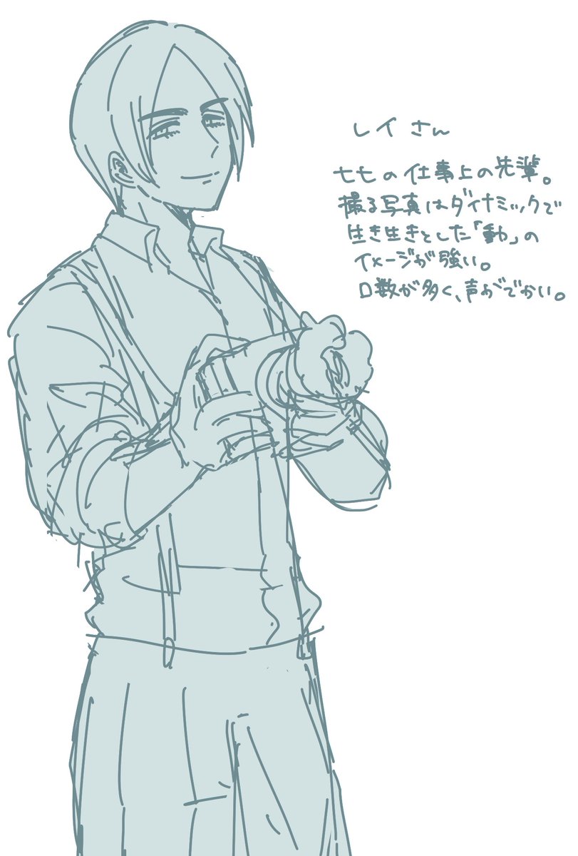 uni_hal's tweet photo. @socrates5_TL これはバイト先の喫茶店マスター（廻さん）と先輩（レイさん）  二人とも声がでかい
#祝福の塔5_XVII https://t.co/9jEI8blMk1
