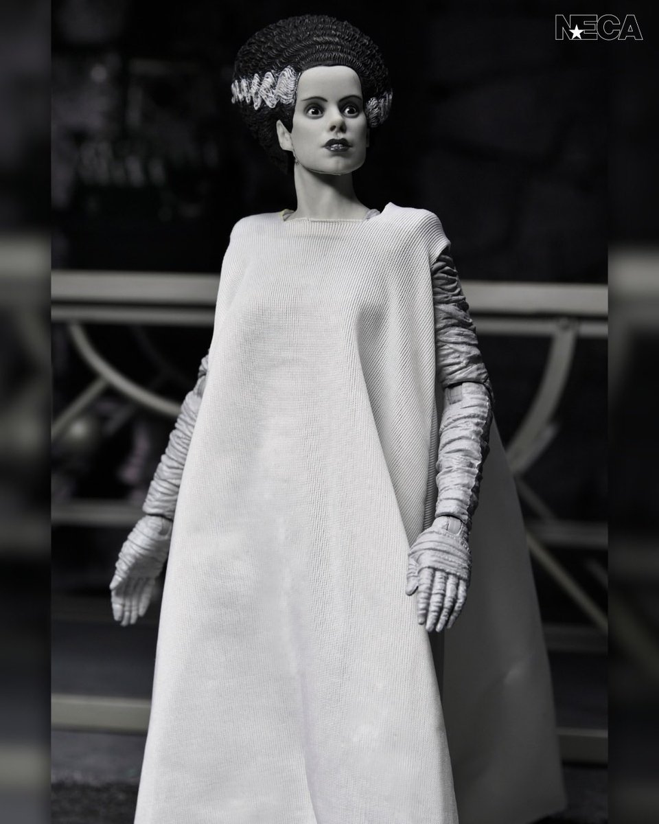 ActionActionFig's tweet image. NECA, Universal Monsters – The Bride of Frankenstein [90th Anniversary] The Monster and His Mate 7” Scale Action Figure 2-Pack (Black &amp;amp; White)!

Coming in Spring.

#ActionFigure #UniversalMonsters