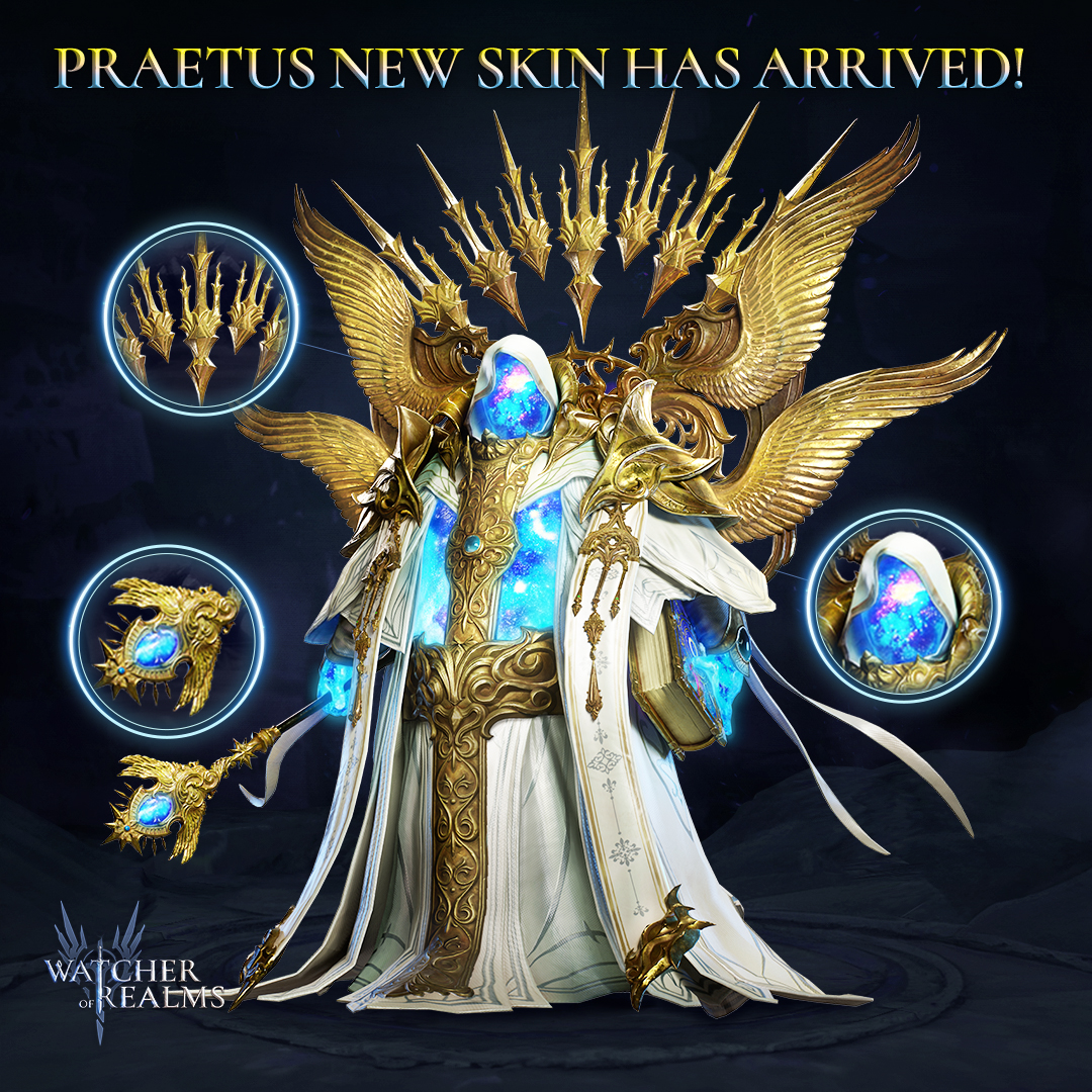 🫡Salute, Commanders!🌟 Praetus’s new skin, Celestia...
