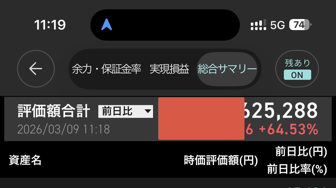 masaug24's tweet photo. うおおおおおおお！！🚀🚀🚀
55260円でガッツリ張ってた先物S、めちゃくちゃ爆益乗ってる！！！😭😭😭
資産が前日比+64%😳 https://t.co/lWrmlvfjJC