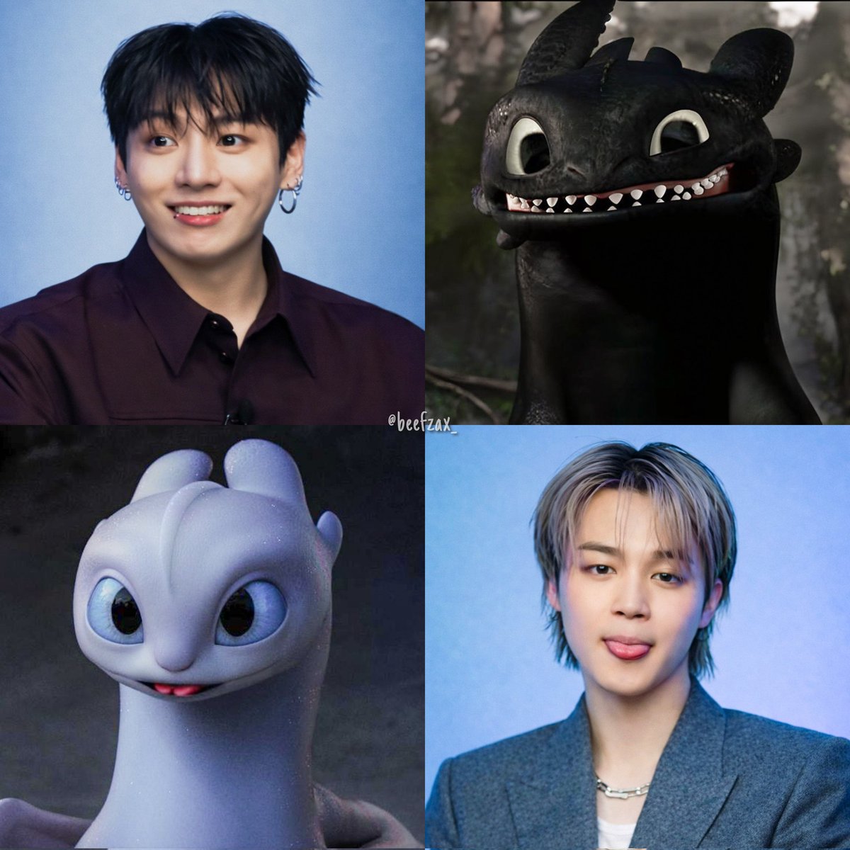 “How to Train Your Dragon” is basically Jikook in another universe because how do they match each other every single time 😭😭😭