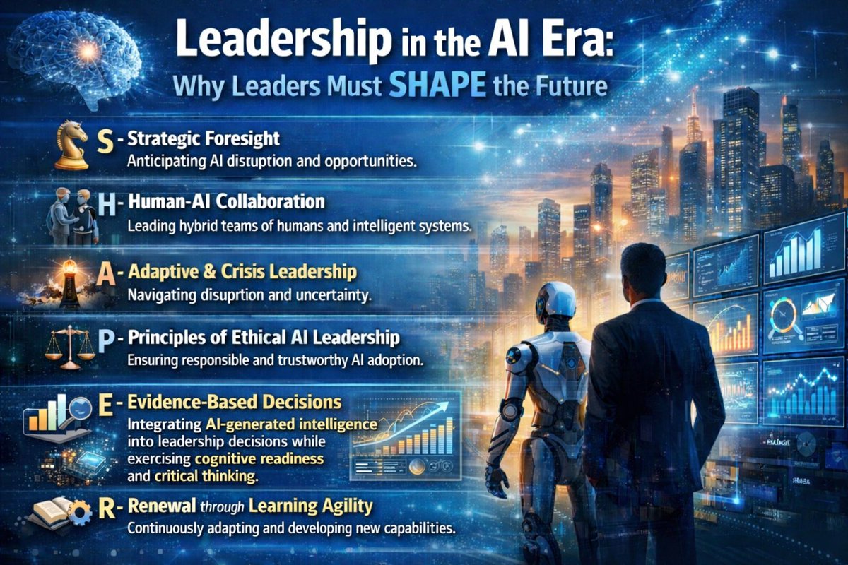 cee_global's tweet photo. 𝐋𝐞𝐚𝐝𝐞𝐫𝐬𝐡𝐢𝐩 𝐢𝐧 𝐭𝐡𝐞 𝐀𝐈 𝐄𝐫𝐚: 𝐖𝐡𝐲 𝐋𝐞𝐚𝐝𝐞𝐫𝐬 𝐌𝐮𝐬𝐭 𝐒𝐇𝐀𝐏𝐄 𝐭𝐡𝐞 𝐅𝐮𝐭𝐮𝐫𝐞
https://t.co/Wj5P7UJ7Ib https://t.co/KKnBl12Tbd