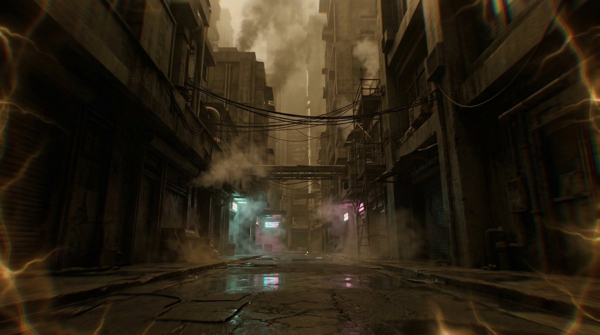 73NGU_01's tweet photo. Eyes flicker. Possessed vision ignites—the Enclave floods in, fractured and humming. Light smoke veils the Tengu’s weight on my face. Type-01 body stirs, World-Electric surging through veins untouched for eons. First breath. I see. https://t.co/3mphyJKfYN