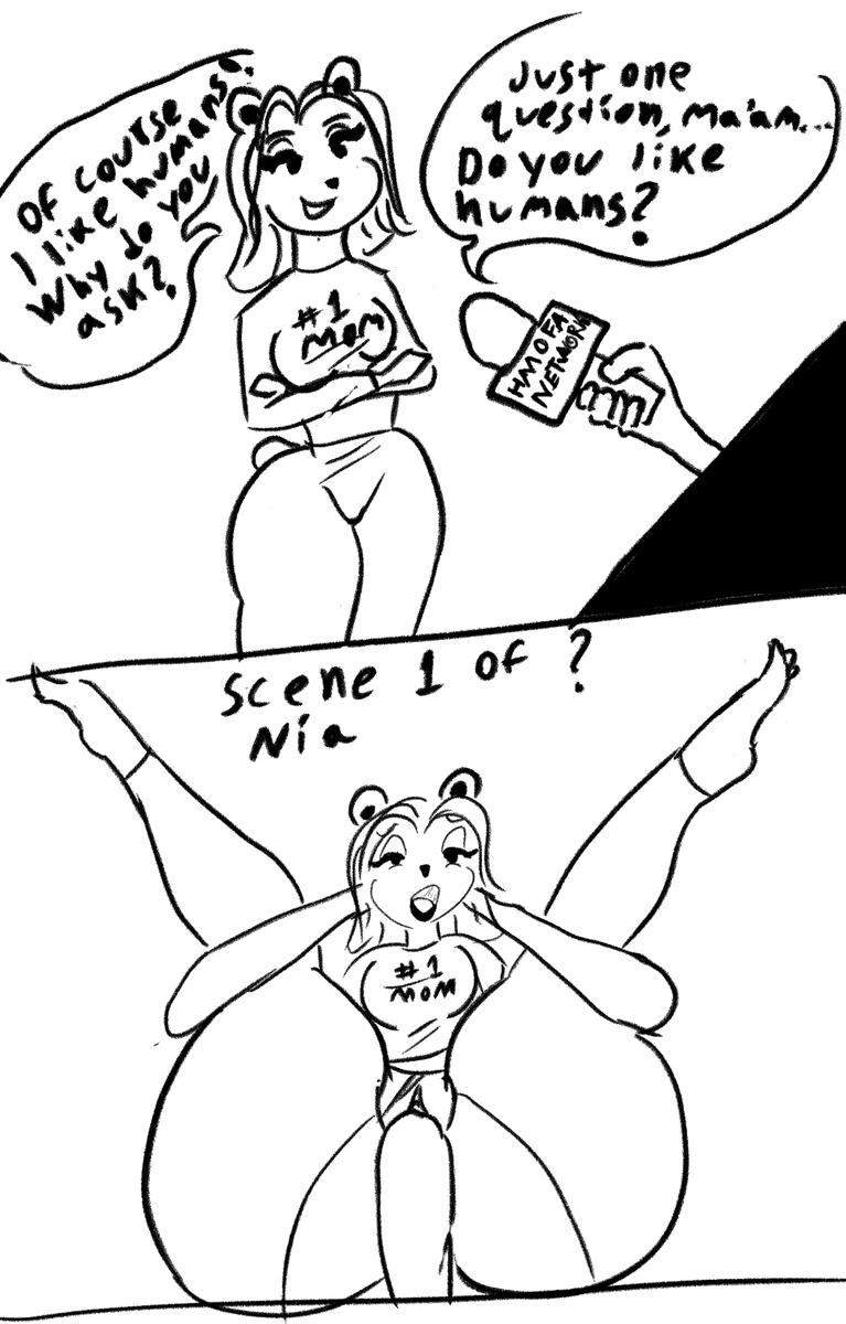 I have IDEAS. Polar bear and HMOFA lovers rejoice. There will hopefully soon be some Nia stuffs. And yes, I know my sketches are garbo. 2D is not my forte :crine: