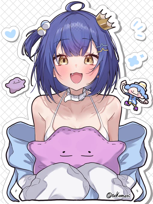ぽこぽけ麗水さん軽描き #カノン様の肖像画