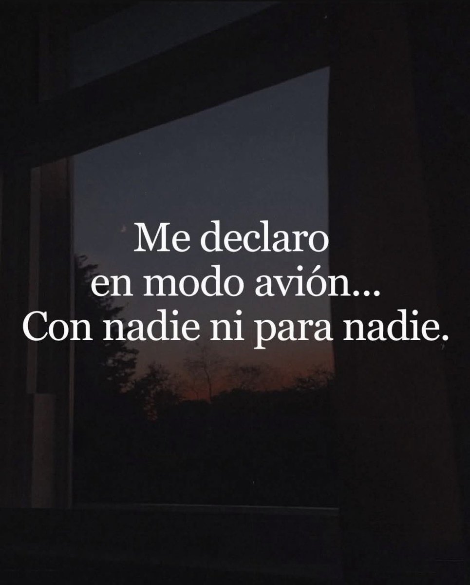 Y así…