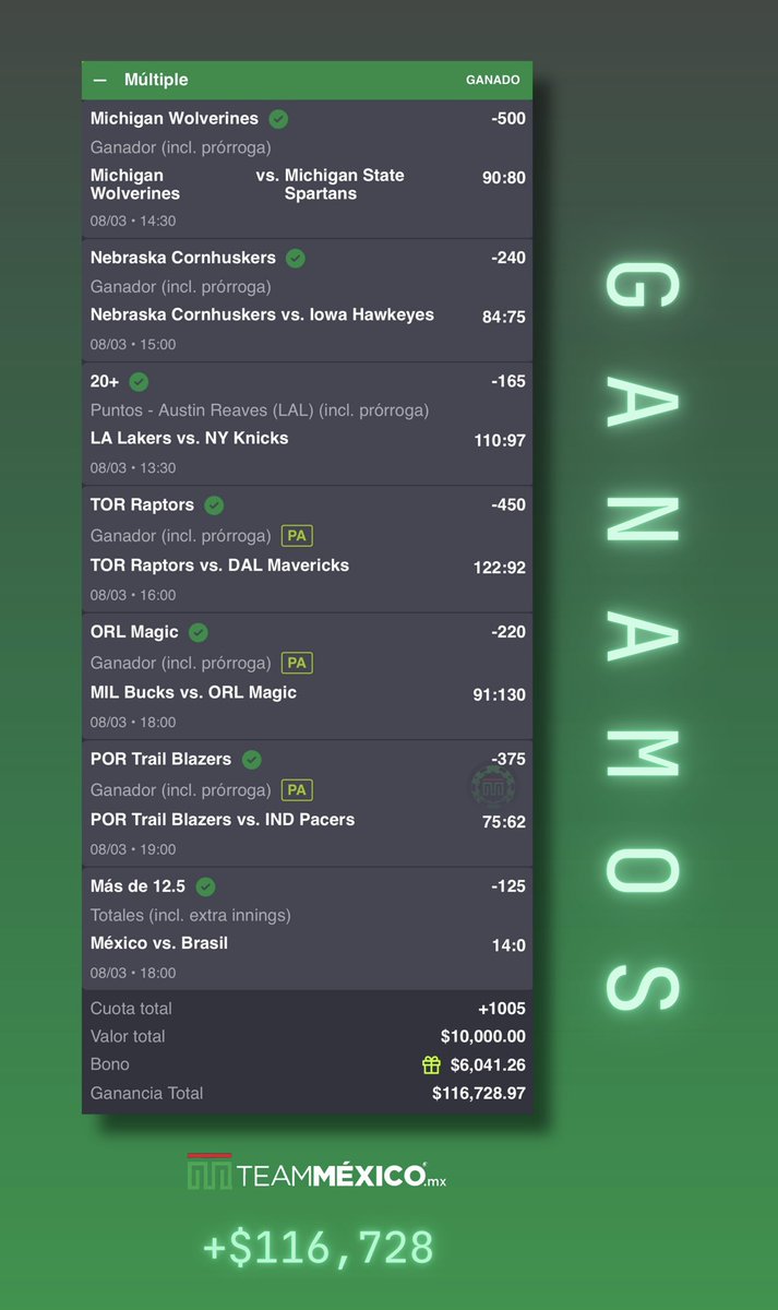 Diego Palafox | Apuestas tweet media