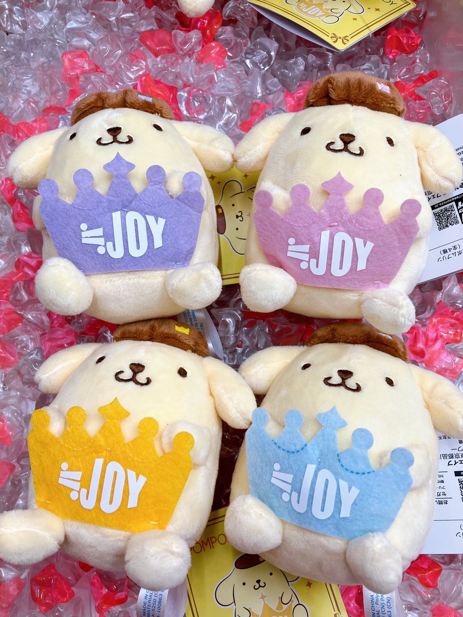 ≒JOY×ポムポムプリン　マスコット　ニアジョイ　全４種セット ≒JOY×ポムポムプリン マスコット ニアジョイ 全4種セット - メルカリ