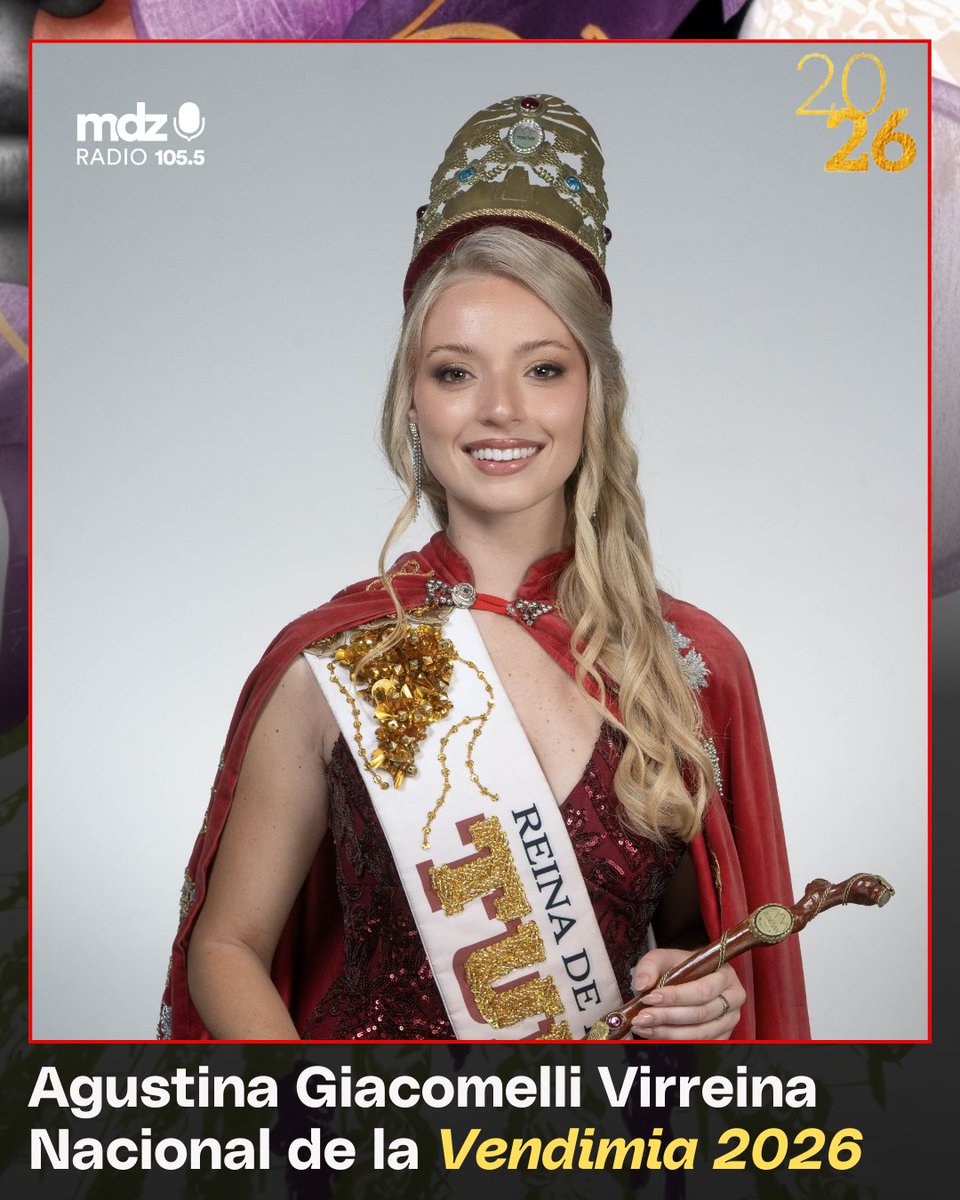 👑 Azul Antolínez es la nueva Reina Nacional de la Vendimia

La representante de San Rafael fue coronada como Reina Nacional de la Fiesta Nacional de la Vendimia y llevará el nombre de su departamento durante todo su reinado.

🍇 Agustina Giacomelli, representante de Tunuyán, es