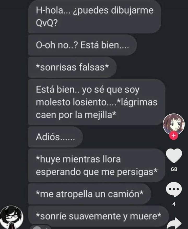 yo cuando no me contestan al segundo: