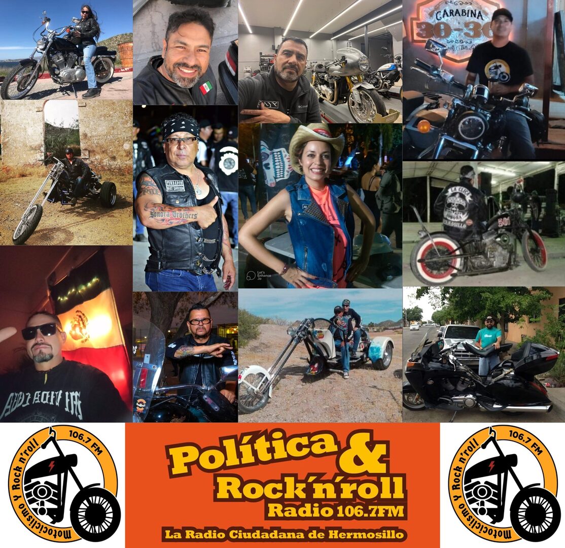 Motociclismo &amp; Rock N Roll por el 106.7FM Política y Rock N Roll Radio Los esperamos todos los jueves a las 20:00 h rs. (GMT-7)

motociclismoyrocknroll.com/2023/07/12/mot…

#Largavidaalmotociclismo  #Bikersonora  #Sonorariders 
#Motociclismoyrocknroll #Motociclismo #Motociclistasdemexico
