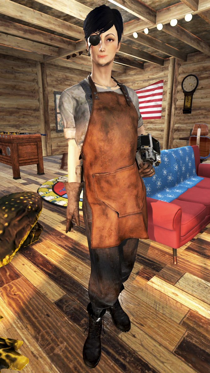 Gunshop_Omizu's tweet photo. #フォールアウト76 #Fallout76
#FalloutGunsmith
初めて化粧ライトを使って自キャラを撮影。
うん、確かにこれは良い。これからも積極的にこの機能を使っていく事になりそうです。 https://t.co/IPBlAlvXU4