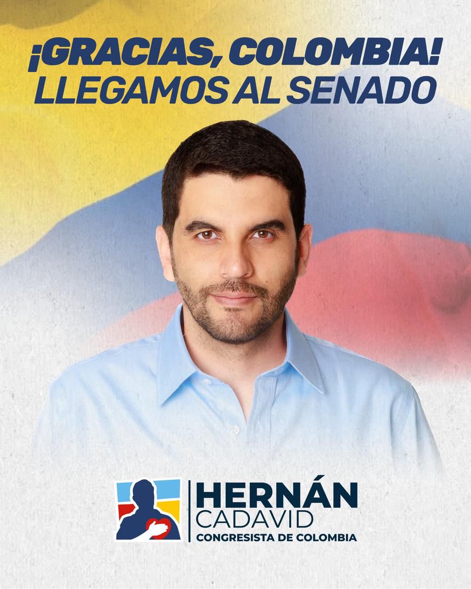 Gracias Colombia 🇨🇴 
Llegamos al Senado de la República 

El trabajo y la tarea continúan