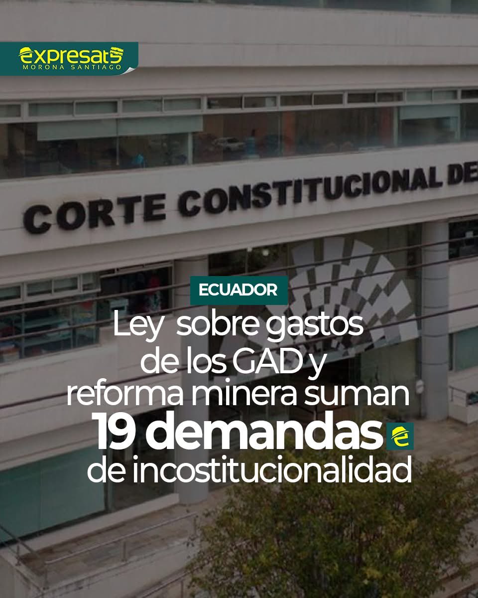 [POLÍTICA] EL DATO: #Ecuador, al igual que otras leyes económicas urgentes del presidente Daniel Noboa, la de Sostenibilidad y Eficacia del Gasto de los Gobiernos Autónomos Descentralizados y la de Fortalecimiento de los Sectores Estretégicos de Minería y Energía empiezan a
